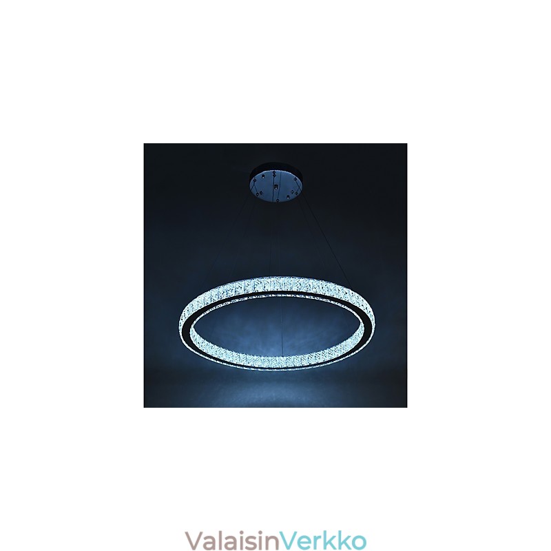 Himmennettävä rengas kattovalaisin riippuvalaisin Moderni kattokruunu valaistus sisävalaisin kaukosäätimellä