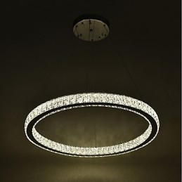 Himmennettävä rengas kattovalaisin riippuvalaisin Moderni kattokruunu valaistus sisävalaisin kaukosäätimellä