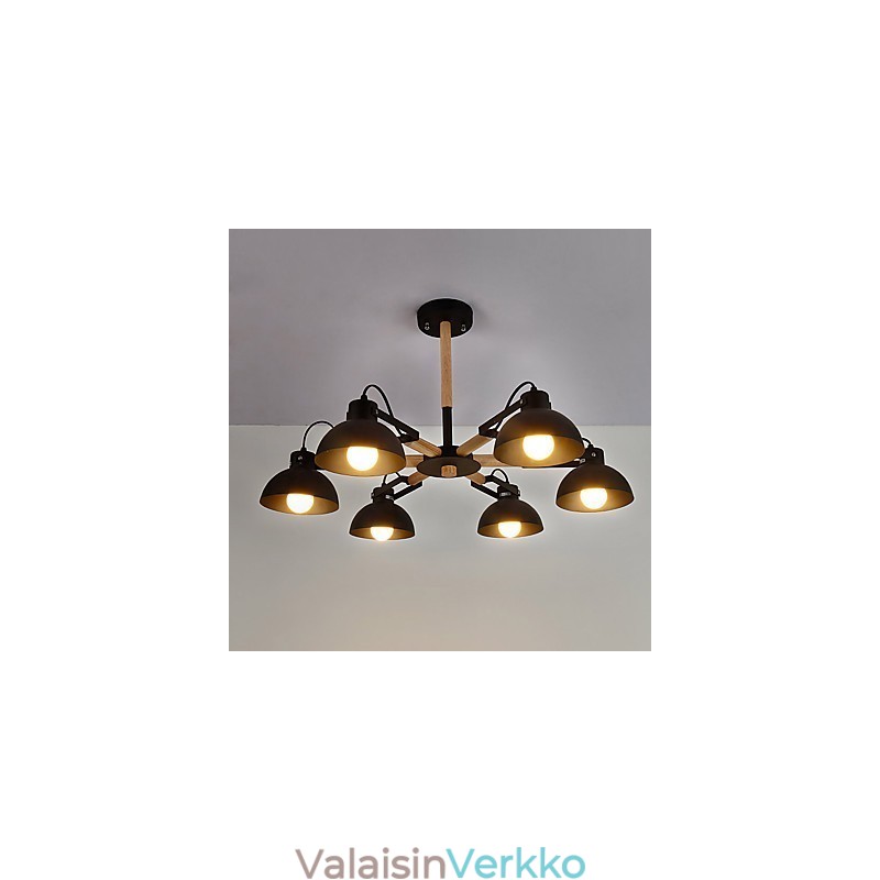 Perinteinen klassinen maalaismainen Lodge Vintage Retro -maalausominaisuus minityyliselle metallikruunulle