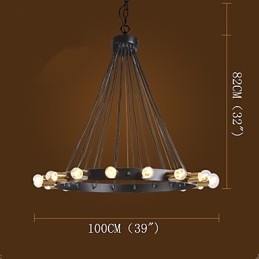 Nordic Creative Kattokruunu Retro Industria Penthouse