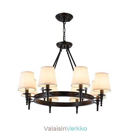 8 valoa uppoasennettava kattokruunu Yksi valo kaksi tyyliä moderni nykyaikainen perinteinen klassinen maalaismainen maalaus