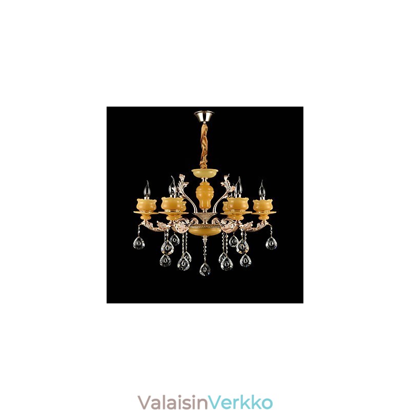 Perinteinen klassinen sinkkiseosominaisuus Crystal Mini Style Metal 6 Polttinen kattokruunulle