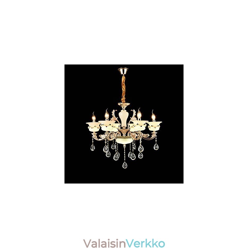 Perinteinen klassinen sinkkiseosominaisuus Crystal Mini Style Metal 6 Polttinen kattokruunulle