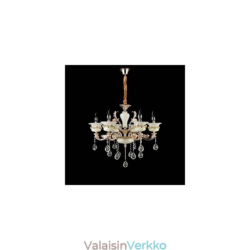 Perinteinen klassinen sinkkiseosominaisuus Crystal Mini Style Metal 6 Polttinen kattokruunulle