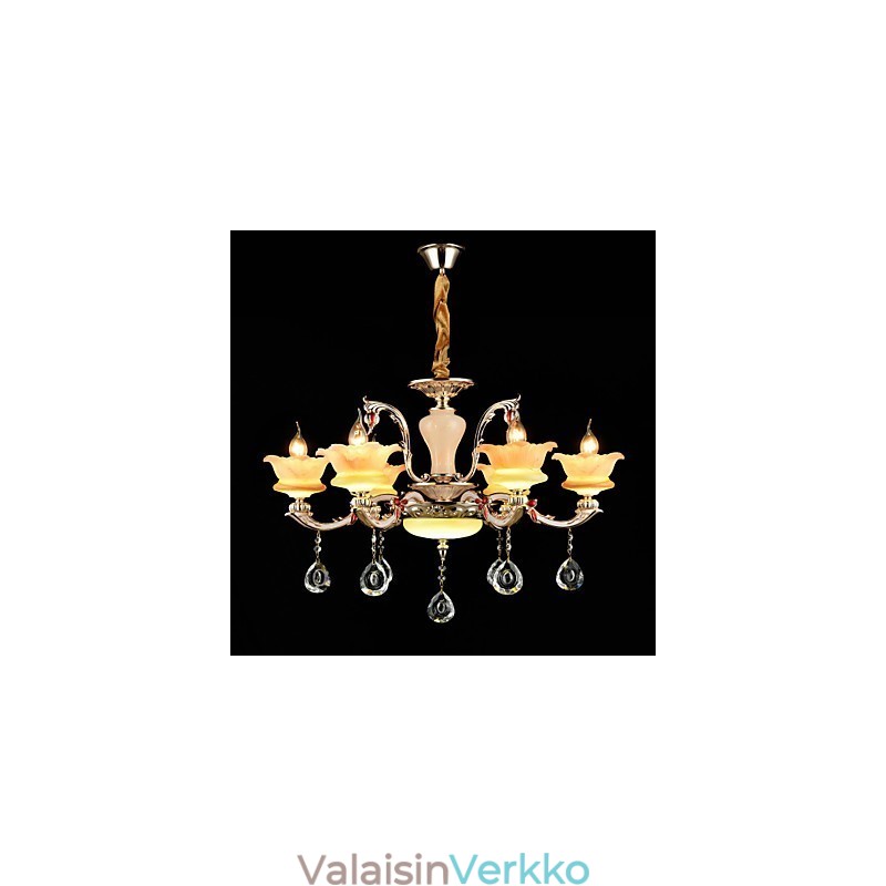 Moderni nykyaikainen perinteinen klassinen sinkkiseosominaisuus kristalli-minityyliselle metalliriippuvalaisimelle