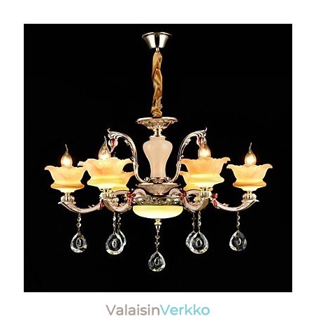 Moderni nykyaikainen perinteinen klassinen sinkkiseosominaisuus kristalli-minityyliselle metalliriippuvalaisimelle