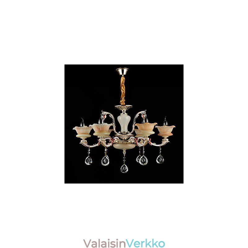 Moderni nykyaikainen perinteinen klassinen sinkkiseosominaisuus kristalli-minityyliselle metalliriippuvalaisimelle