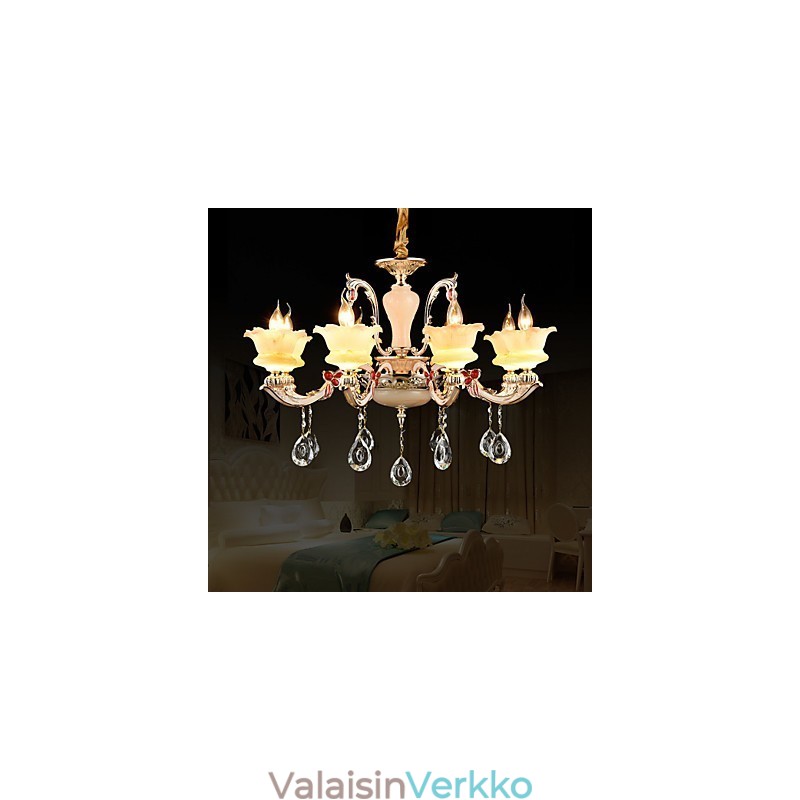 Moderni nykyaikainen perinteinen klassinen sinkkiseosominaisuus kristalli-minityyliselle metalliriippuvalaisimelle