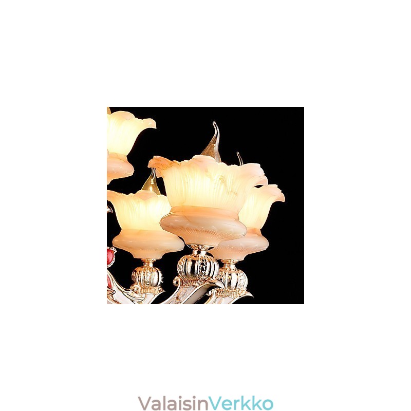 Moderni nykyaikainen perinteinen klassinen sinkkiseosominaisuus kristalli-minityyliselle metalliriippuvalaisimelle