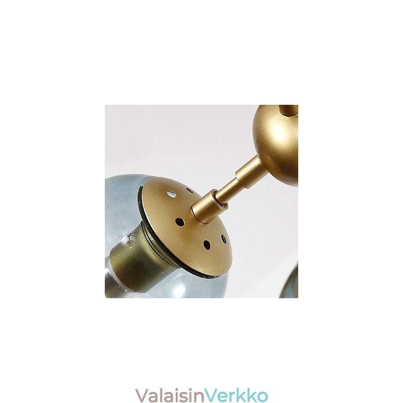 Kymmenen valoa postmoderni eurooppalaistyylinen Modo metallilasiriippuvalaisin eteinen Koristele teollinen kattokruunu lamppu