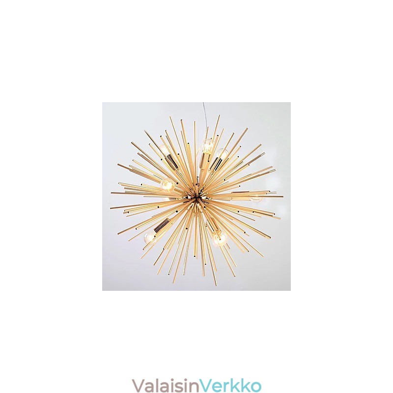 Retro Imitation Copper Creative line 10 Lights