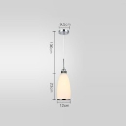 1 Light Moderni ja nykyaikainen integroitu metalliriippuvalaisin