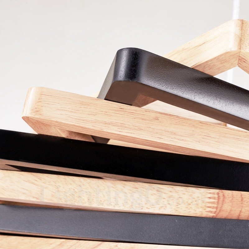 1 Light Wood Moderni nykyaikainen riippuvalaisin puuvarjostimella