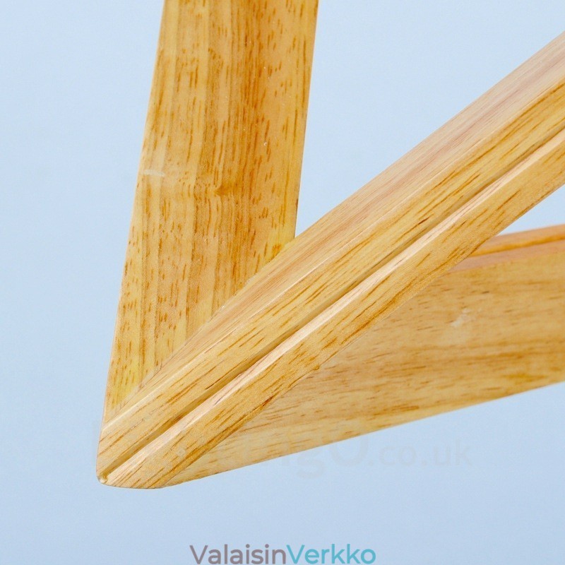 1 Light Wood Moderni nykyaikainen riippuvalaisin puuvarjostimella