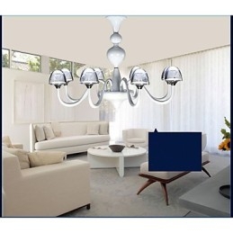 Moderni minimalistinen luova kristallisieniriipus 8