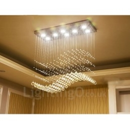 Modernit Crystal Ceiling -riippuvalaisimet sisätilojen kattokruunuvalaisimiin