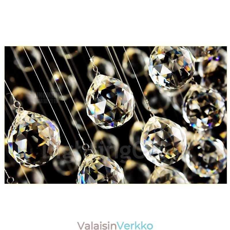 Modernit Crystal Ceiling -riippuvalaisimet sisätilojen kattokruunuvalaisimiin