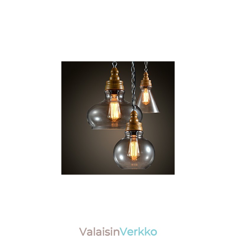 3 Light Moderni ja nykyaikainen mini-tyylinen metallikattokruunuvalaisin