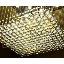 Moderni Crystal kattoon riippuvalaisin sisätilojen kattokruunuvalaisimet