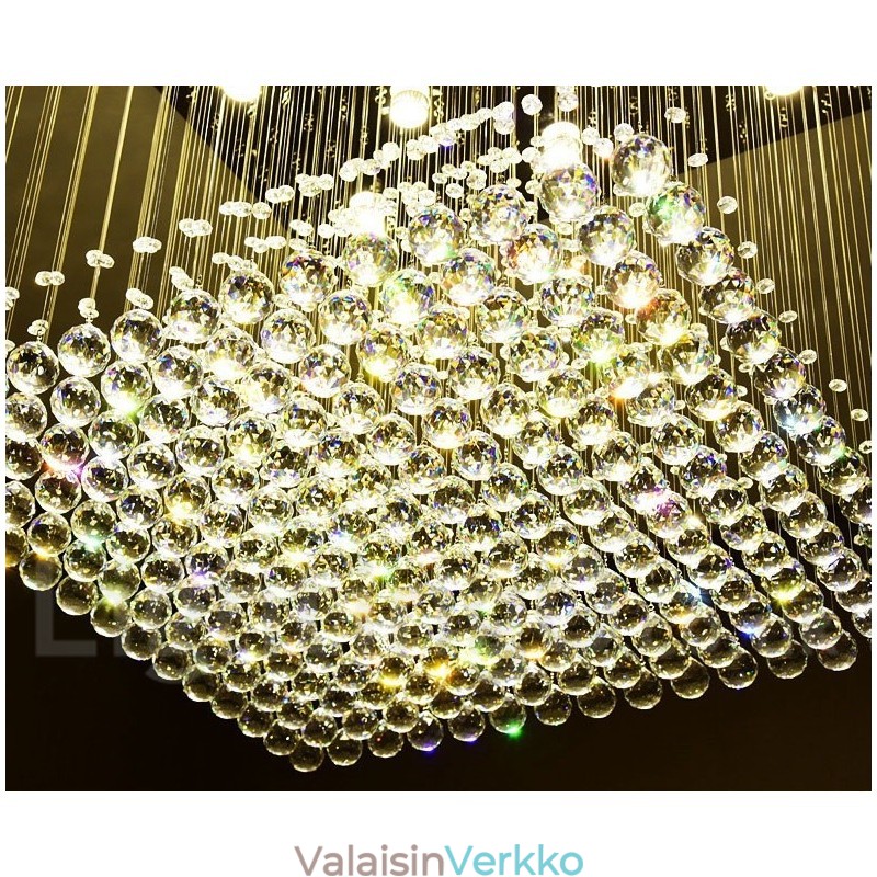 Moderni Crystal kattoon riippuvalaisin sisätilojen kattokruunuvalaisimet