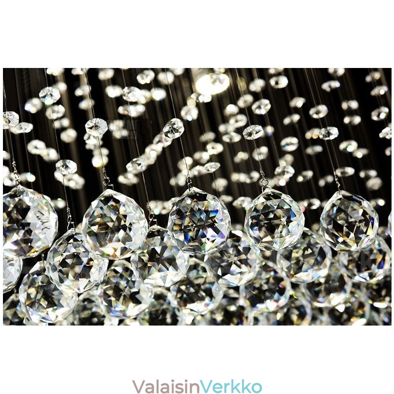 Moderni Crystal kattoon riippuvalaisin sisätilojen kattokruunuvalaisimet