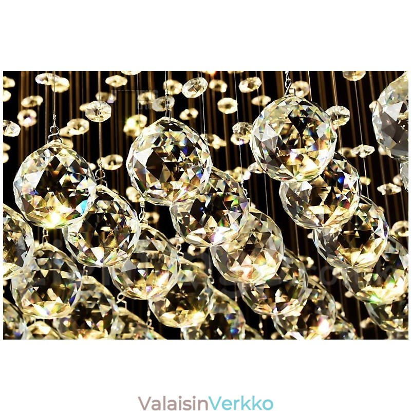 Moderni Crystal kattoon riippuvalaisin sisätilojen kattokruunuvalaisimet