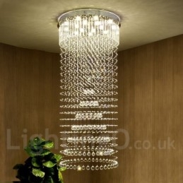 Modernit Crystal Ceiling -riippuvalaisimet sisätilojen kattokruunuvalaisimiin