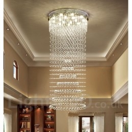 Modernit Crystal Ceiling -riippuvalaisimet sisätilojen kattokruunuvalaisimiin