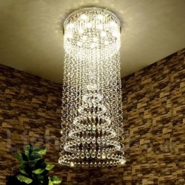 Modernit Crystal Ceiling -riippuvalaisimet sisätilojen kattokruunuvalaisimiin