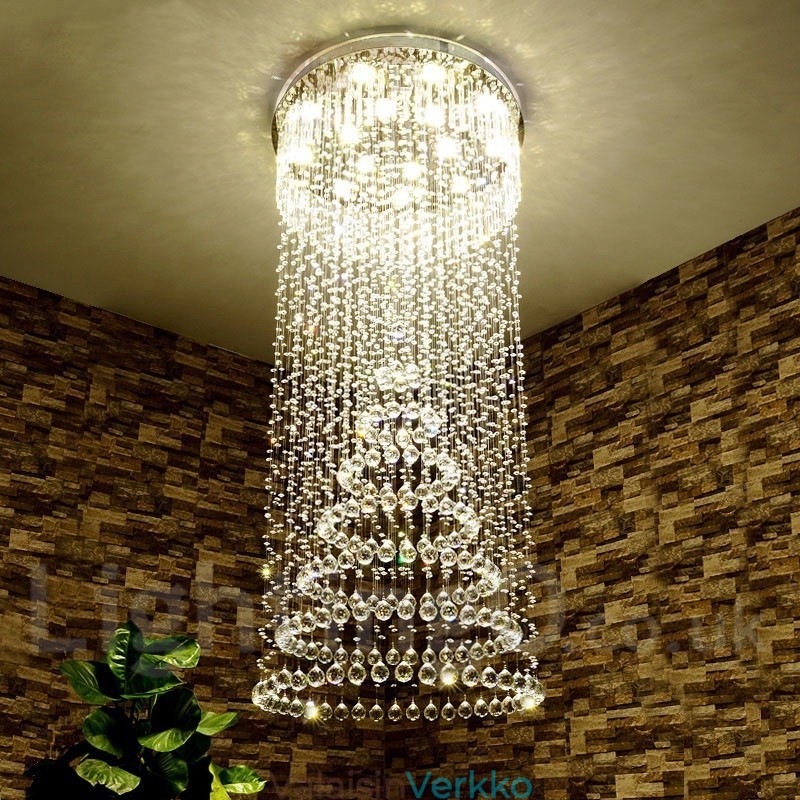 Modernit Crystal Ceiling -riippuvalaisimet sisätilojen kattokruunuvalaisimiin