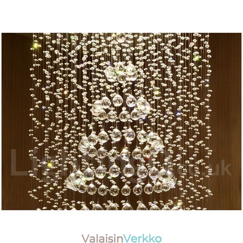 Modernit Crystal Ceiling -riippuvalaisimet sisätilojen kattokruunuvalaisimiin
