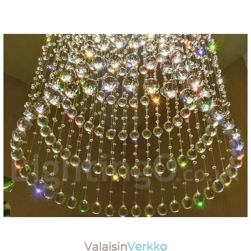 Modernit Crystal Ceiling -riippuvalaisimet sisätilojen kattokruunuvalaisimiin