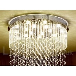 Modernit Crystal Ceiling -riippuvalaisimet sisätilojen kattokruunuvalaisimiin