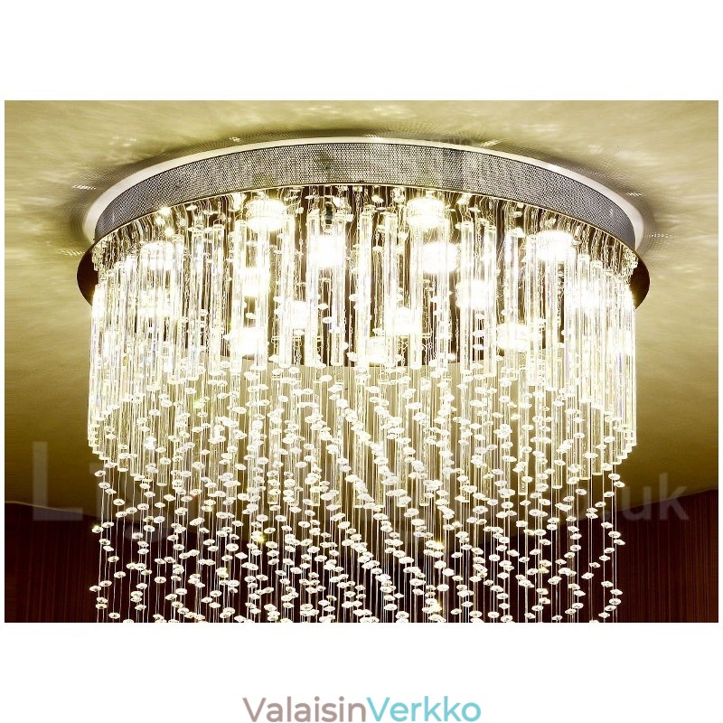Modernit Crystal Ceiling -riippuvalaisimet sisätilojen kattokruunuvalaisimiin