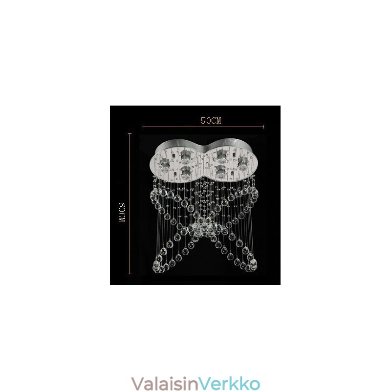 6 valoa modernit kristallikatot kattovalaisimet sisätilojen kattokruunuvalaisimet