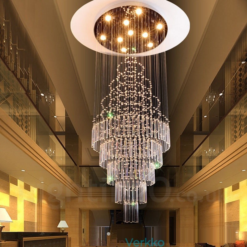 10 valoa Modernit kristallikatot kattovalaisimet sisätilojen kattokruunuvalaisimet