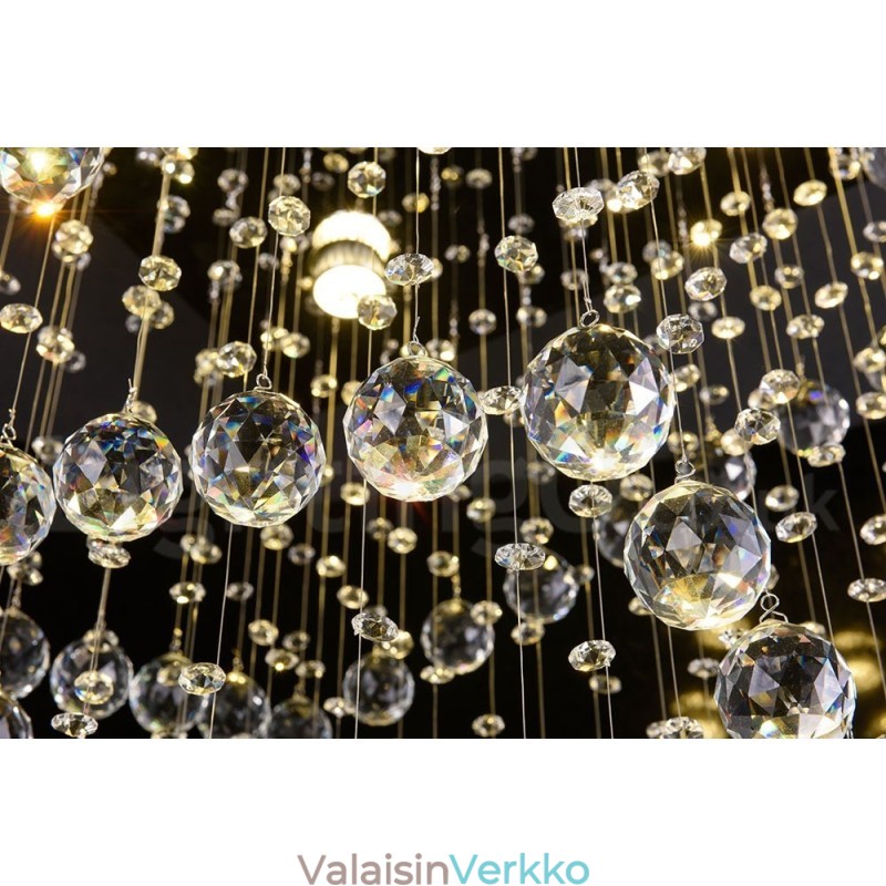 4 valoa Modernit kristallikatot kattovalaisimet sisätilojen kattokruunuvalaisimet