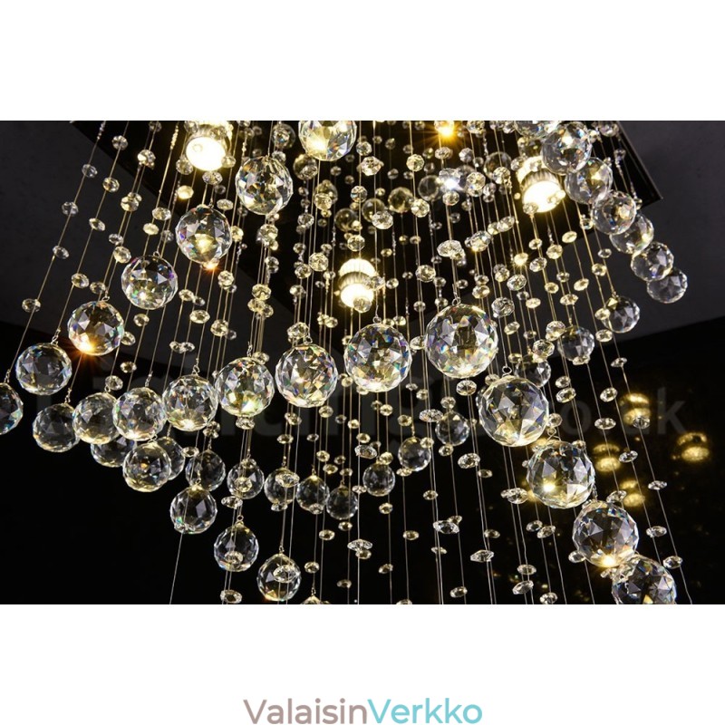 4 valoa Modernit kristallikatot kattovalaisimet sisätilojen kattokruunuvalaisimet