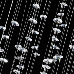 15 valoa Modernit K9-kristallikattovalaisimet sisätilojen kattokruunuvalaisimet