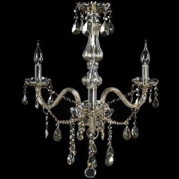3 Lights Luxury Crystal Kattokruunu Cognac Color K9 Crystal Kattokruunu