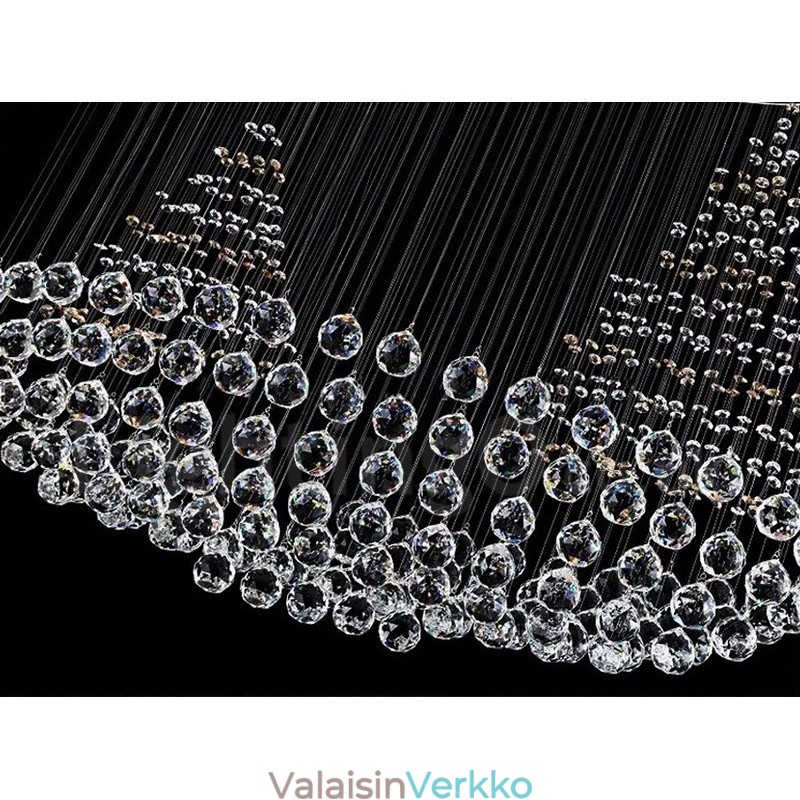 10 valoa Modernit K9-kristallikattovalaisimet sisätilojen kattokruunuvalaisimet