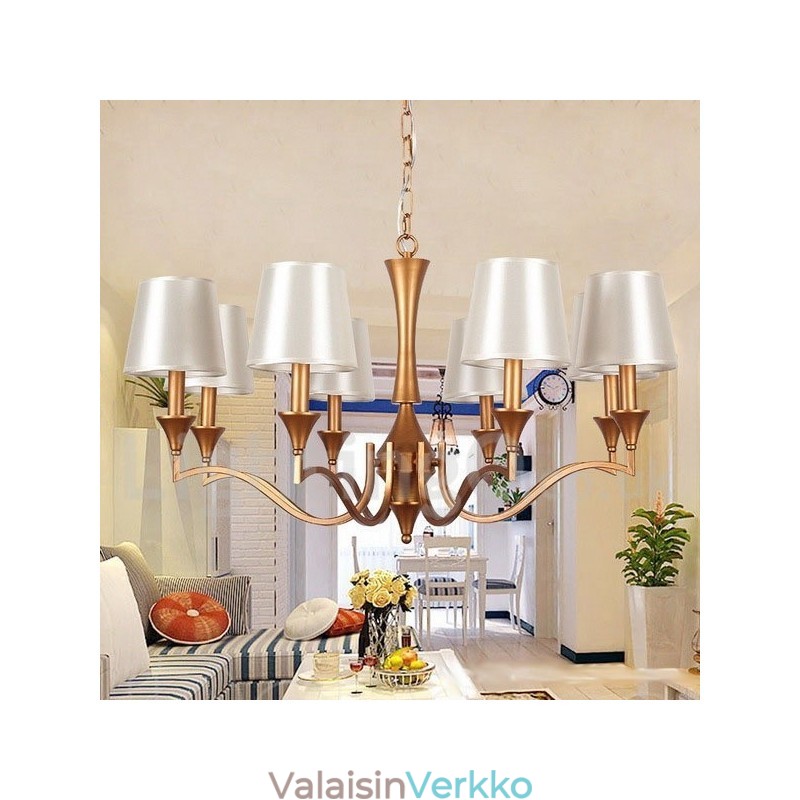 8 Light kynttilätyylinen kattokruunu