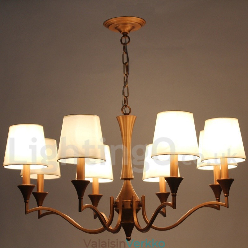 8 Light kynttilätyylinen kattokruunu