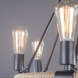 Pendant Perinteinen Klassinen Rustic Lodge Vintage Retro Bed Dining