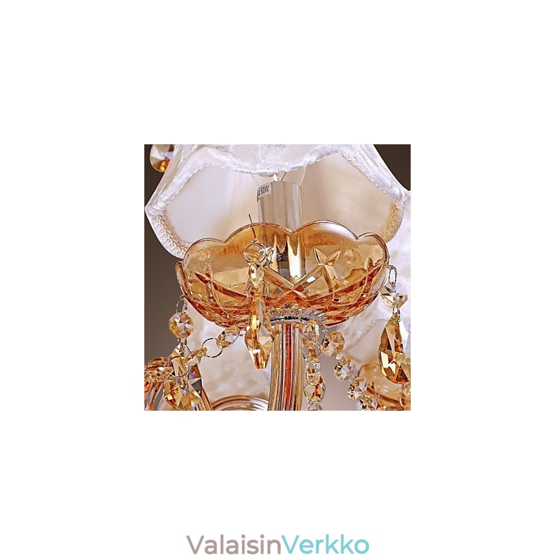 European Style Luxury 6 Light kattokruunu K9-kristallilla