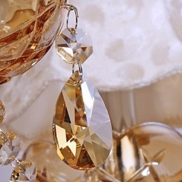 European Style Luxury 6 Light kattokruunu K9-kristallilla