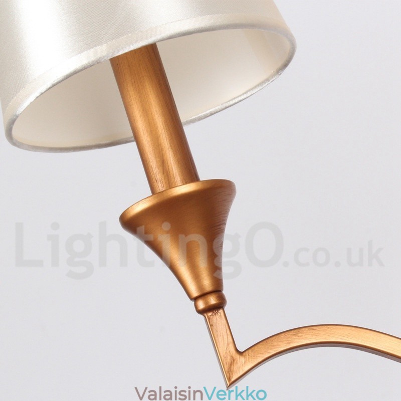 6 Kevyt välimerellinen kynttilätyylinen kattokruunu