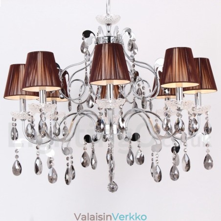8 Kevyt nykyaikainen K9 kristallikynttilätyylinen kattokruunu 8 Kevyt nykyaikainen K9 kristallikynttilätyylinen kattokruunu