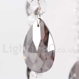 8 Kevyt K9 kristallikynttilätyylinen kattokruunu