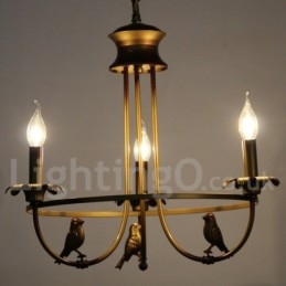 3 Retro kynttilätyylinen kattokruunu